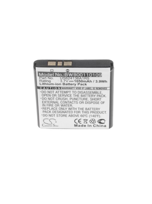 Akkumulátor tartalék US624136A1R5, KB-05 - 1050 mAh, 3,73 V, Li-Ion