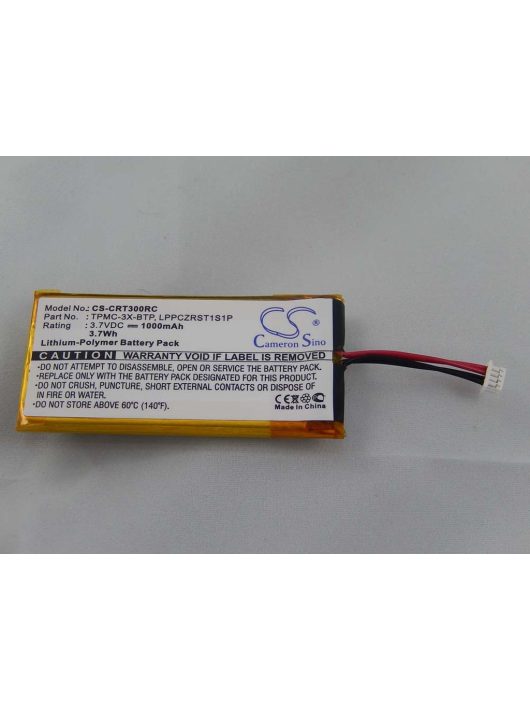 Crestron LPPCZRST1S1P Távirányító Elem, 1000 mAh 3,7 V Li-polimer, TPMC-3X-BTP