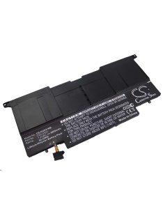   Notebook akkumulátor  Asus C22-UX31-hez - 6800 mAh 7,4 V Li-polimer, fekete