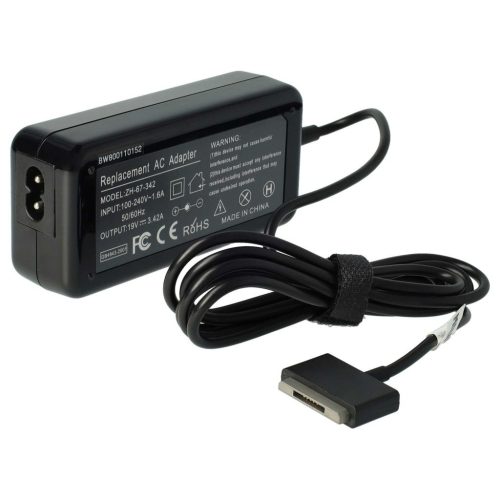 VHBW Power Adapter for Asus PA-1650-67, ADP-65AW, 90-XB3NN0PW00040Y Asus Notebook - 13.8 cm, 65 W
