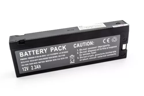 VHBW Nihon Kohden LCT-1912ANK Medical Equipment Battery - 2300mAh 12V AGM