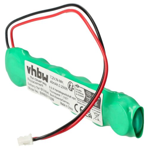 VHBW Computer BIOS battery for 313-016, 60906, 6/V40H - 40 mAh 7.2 V NiMH