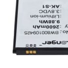 VHBW Mobile Phone Battery for Emporia AK-S1V1.0, AK-S1 - 2600 mAh 3.8 V Li-Ion - Smartphone Battery