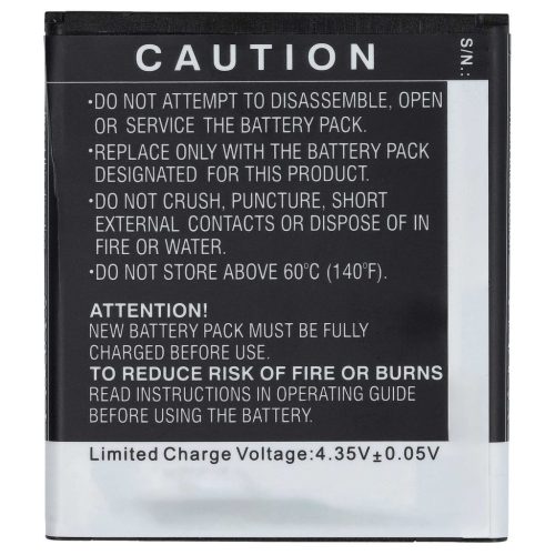 VHBW Mobile Phone Battery for Emporia AK-S1V1.0, AK-S1 - 2600 mAh 3.8 V Li-Ion - Smartphone Battery
