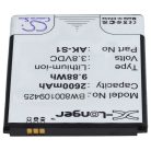 VHBW Mobile Phone Battery for Emporia AK-S1V1.0, AK-S1 - 2600 mAh 3.8 V Li-Ion - Smartphone Battery