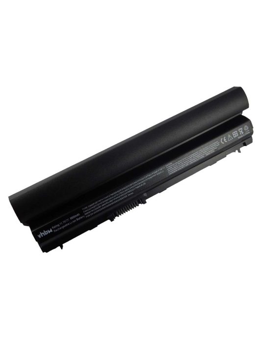 Notebook akkumulátor  Dell 09K6P, 312-1241, 312-1239, 11HYV, 0F7W7V - 6600 mAh 11,1 V Li-Ion, fekete