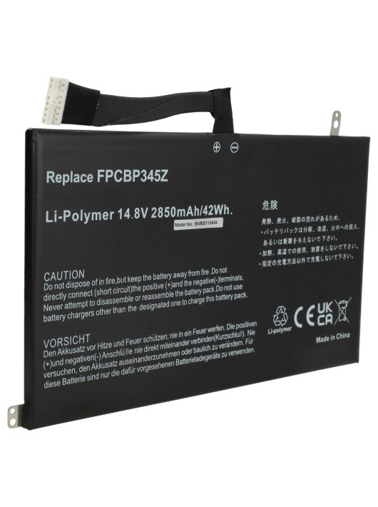 Notebook akkumulátor  Fujitsu FPCBP345Z, FMVNBP219, FPB0280 - 2850 mAh 14,8 V Li-polimer