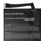 VHBW Notebook Battery Fujitsu FPCBP345Z, FMVNBP219, FPB0280 - 2850 mAh 14.8 V Li-Polymer