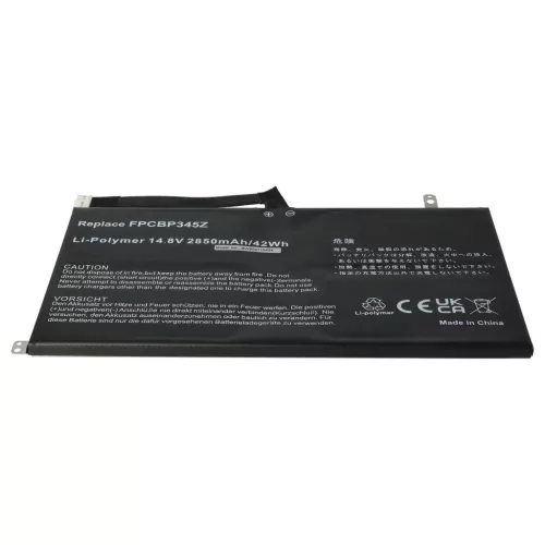 VHBW Notebook Battery Fujitsu FPCBP345Z, FMVNBP219, FPB0280 - 2850 mAh 14.8 V Li-Polymer