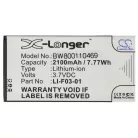 VHBW GPS Akku LI-F03-01 - 2100 mAh 3,7 V Li-Ion