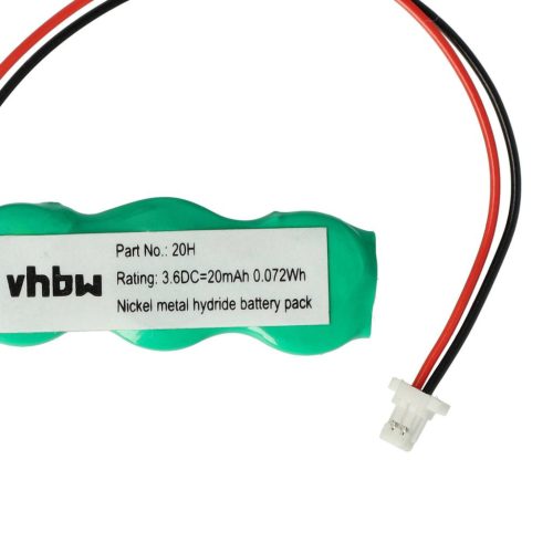 VHBW Computer BIOS Battery 317-200-001 - 20 mAh 3.6 V NiMH