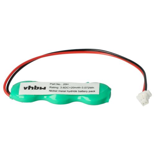 VHBW Computer BIOS Battery 317-200-001 - 20 mAh 3.6 V NiMH