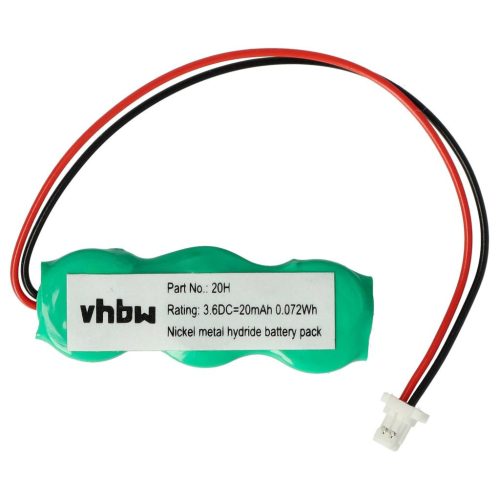 VHBW Computer BIOS Battery 317-200-001 - 20 mAh 3.6 V NiMH