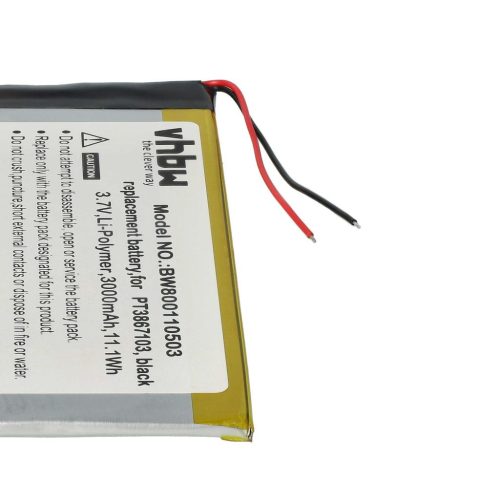 VHBW Tablet Battery for PT3867103 - 3000 mAh 3.7 V Li-polymer