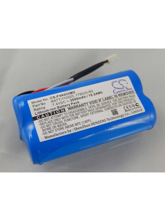 Fresenius 179033-R0, 110320-O, 179033 - 2600 mAh 7,4 V Li-Ion Akkumulátor