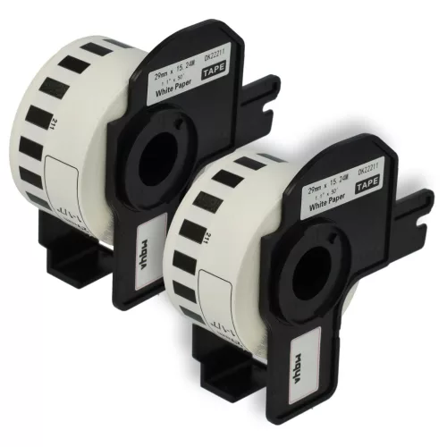 VHBW Label Roll DK-22211 - 29 mm x 15.24 m + Holder