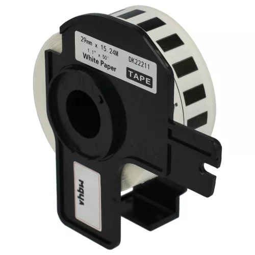 VHBW Label Roll DK-22211 - 29 mm x 15.24 m + Holder