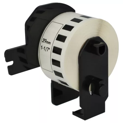 VHBW Etikettenrolle DK-22211 - 29 mm x 15,24 m + Halter