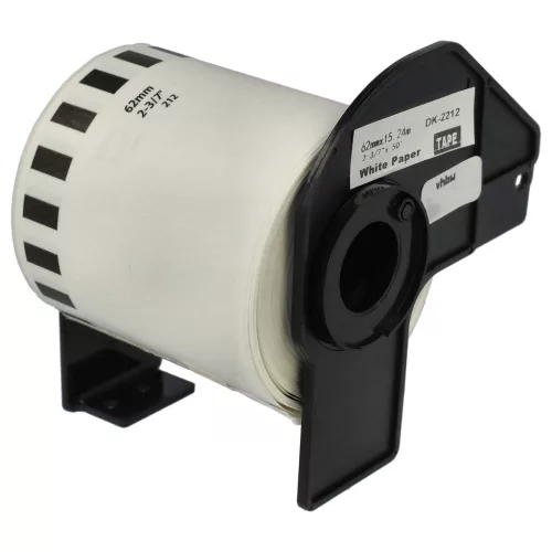VHBW Label Roll DK-22212 - 62 mm x 15.24 m + Holder