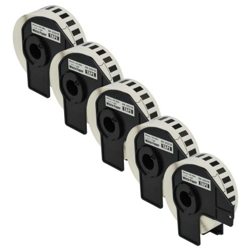 VHBW Etikettendrucker-Rolle DK-22210 - 29 mm x 30,48 m + Halter