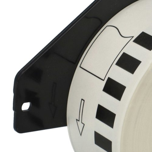 VHBW Etikettendrucker-Rolle DK-22210 - 29 mm x 30,48 m + Halter