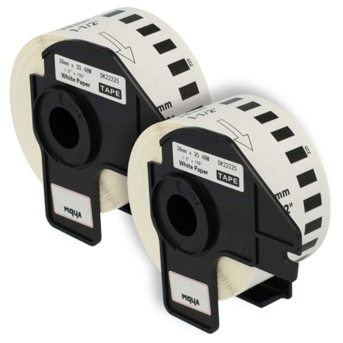 VHBW Label Roll DK-22225 - 38 mm x 30.48 m + Holder