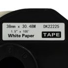VHBW Label Roll DK-22225 - 38 mm x 30.48 m + Holder