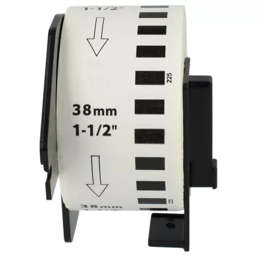 VHBW Label Printer Roll DK-22225 - 38 mm x 30.48 m + holder