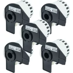 VHBW Label Tape DK-22606 - 62 mm x 15.24 m + Holder