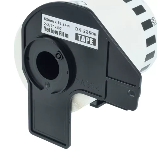 VHBW Label Tape DK-22606 - 62 mm x 15.24 m + Holder