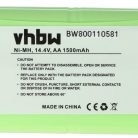 VHBW Akku Dirt Devil R1-L051B, 0606004 - 1500 mAh, 14,4 V, NiMH
