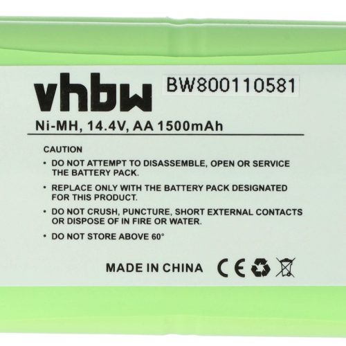 VHBW Akku Dirt Devil R1-L051B, 0606004 - 1500 mAh, 14,4 V, NiMH