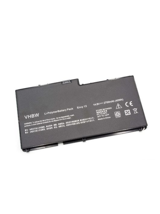 Notebook akkumulátor  HP BD04, 538334-001, 519249-171 - 2700 mAh 14,8 V Li-polimer, fekete