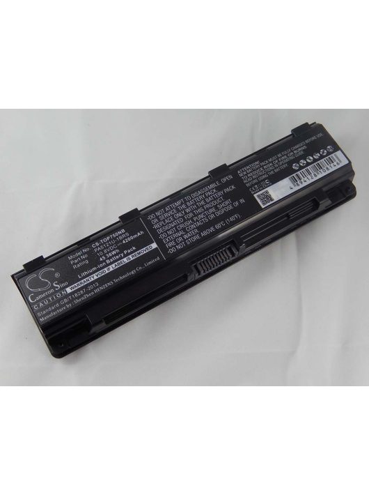 Notebook akkumulátor  Toshiba PABAS274, PA5121U-1BRS, P000573260 - 4200 mAh 10,8 V Li-Ion, fekete