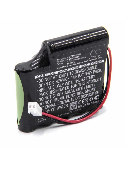 BATT/110466 Akkumulátor - 2000 mAh 7,2 V NiMH