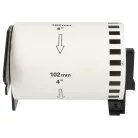 VHBW Label Printer Roll DK-22243 - 102 mm x 30.48 m + holder