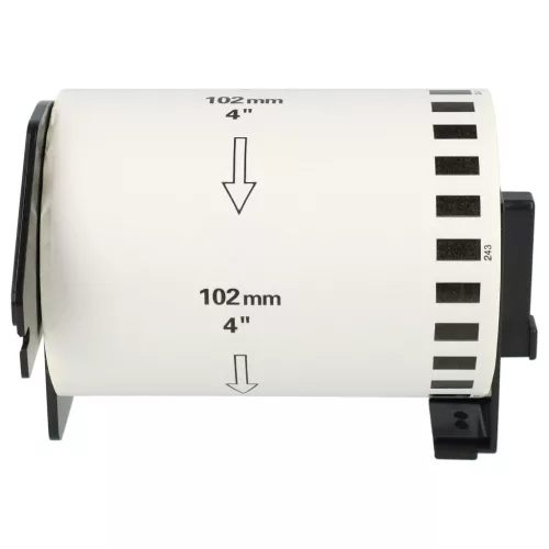 VHBW Label Printer Roll DK-22243 - 102 mm x 30.48 m + holder