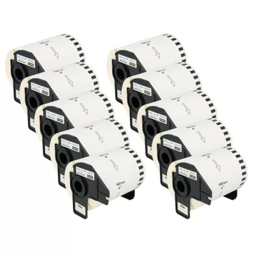 VHBW Label Printer Roll DK-22243 - 102 mm x 30.48 m + holder