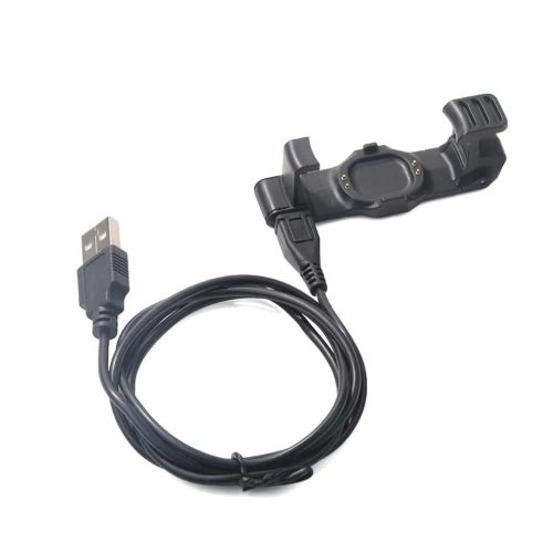 VHBW Charger Station for Garmin Forerunner 225 Fitness Tracker - Micro USB Cable, 94 cm, Black