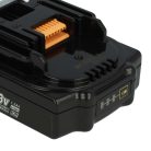 VHBW Elektromos kéziszerszámgép akkumulátor Makita 194309-1, 194230-4, 194205-3, 194204-5 - 1500 mAh, 18 V, Li-Ion 