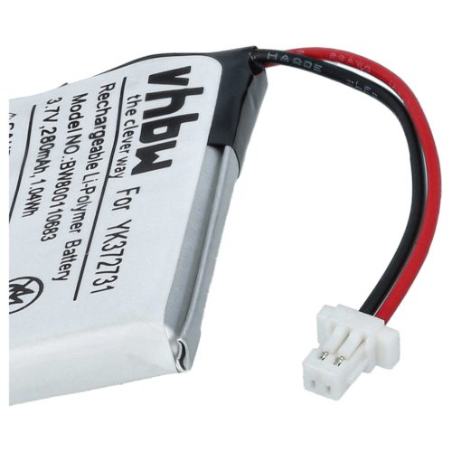 VHBW GPS Akku YK372731, PL482730 - 280 mAh 3,7 V Li-Polymer
