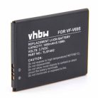 VHBW Mobile Phone Battery for TLi014A2 - 1400 mAh 3.7 V Li-Ion - Smartphone Battery