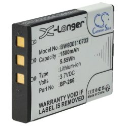 VHBW Radio Akku Icom BP-266 - 1500 mAh 3,7 V Li-Ion