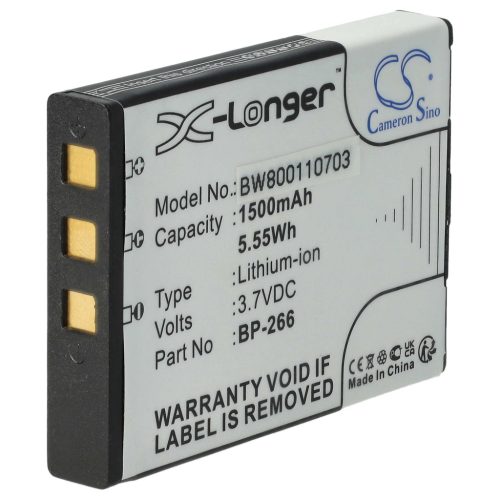 VHBW Radio Akku Icom BP-266 - 1500 mAh 3,7 V Li-Ion