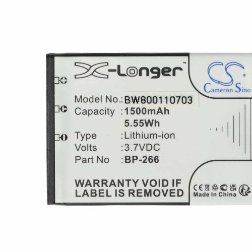 VHBW Radio Akku Icom BP-266 - 1500 mAh 3,7 V Li-Ion