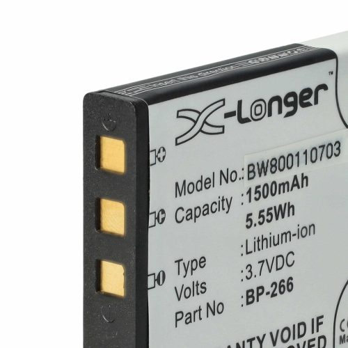 VHBW Radio Akku Icom BP-266 - 1500 mAh 3,7 V Li-Ion