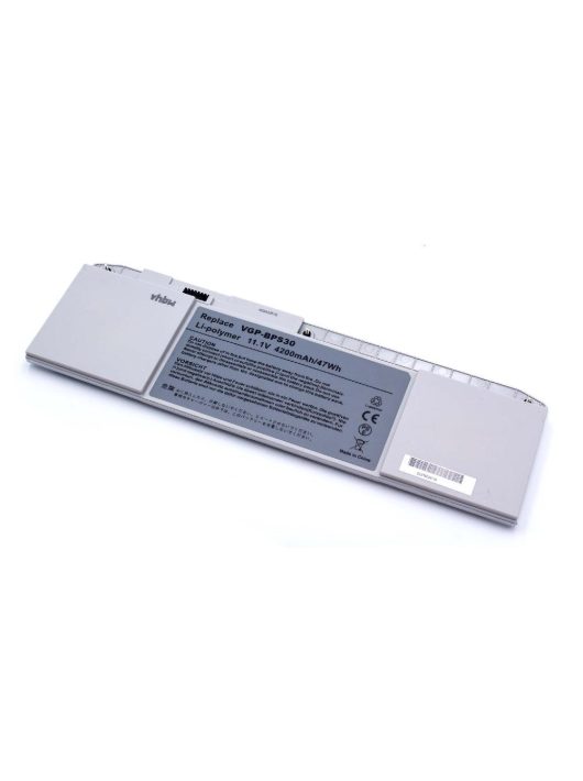 Notebook akkumulátor  Sony VGP-BPS30A, VGP-BPS30-hoz - 4200 mAh 11,1 V Li-polimer, ezüst