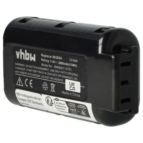 VHBW Elektrowerkzeug Akku Paslode 902400, 902600, 018880, 404400, 404717 - 2000 mAh, 7,4 V, Li-Ion