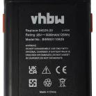 VHBW Gardena 8838, 8838U, 04025-20, 8838-20, 4025 Lawn Mower Battery - 5000 mAh, 25 V, Li-Ion, Black