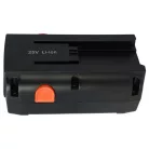 VHBW Gardena 8838, 8838U, 04025-20, 8838-20, 4025 Lawn Mower Battery - 5000 mAh, 25 V, Li-Ion, Black